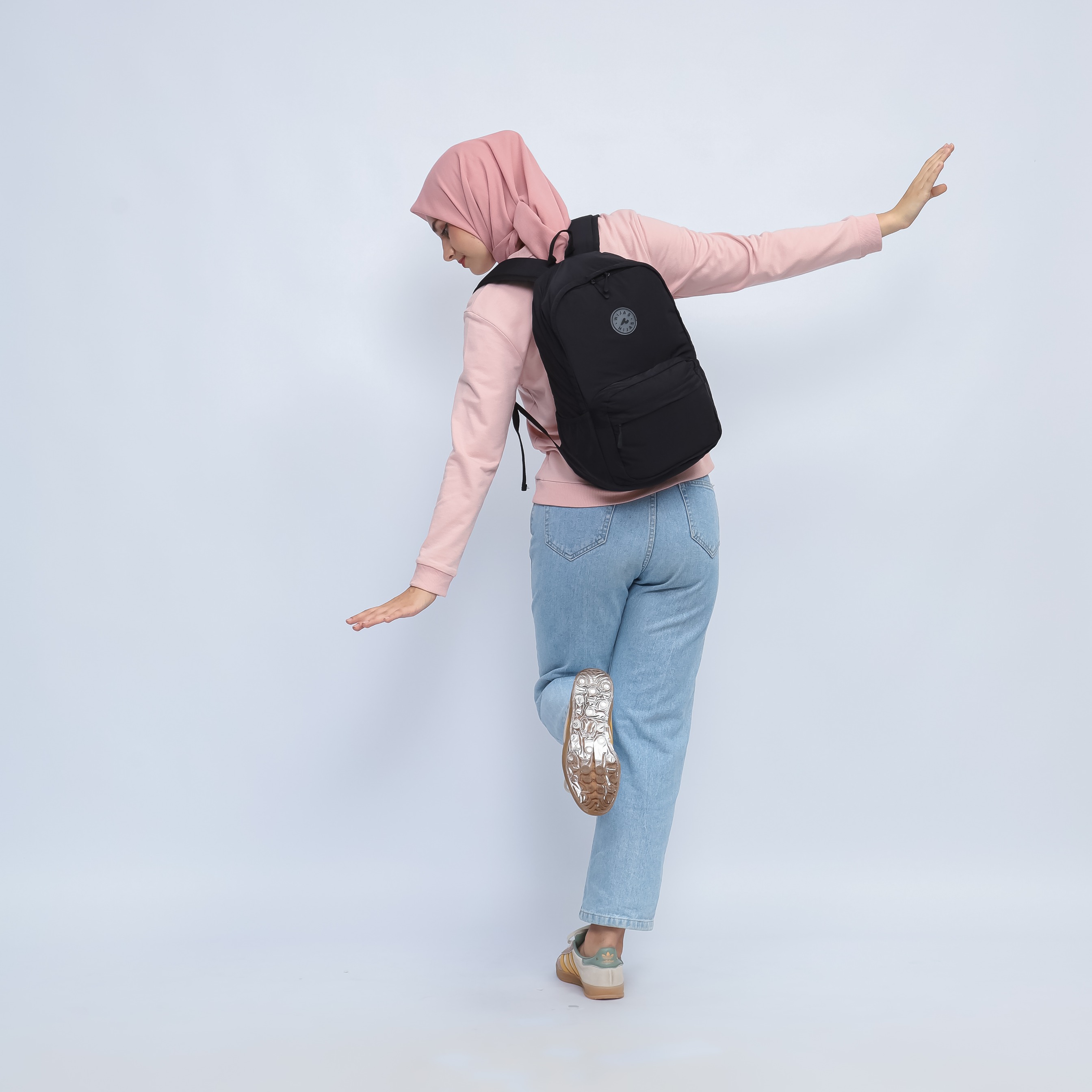 Hijasku Tas Ransel Backpack Sekolah Traveling Wanita Pria
