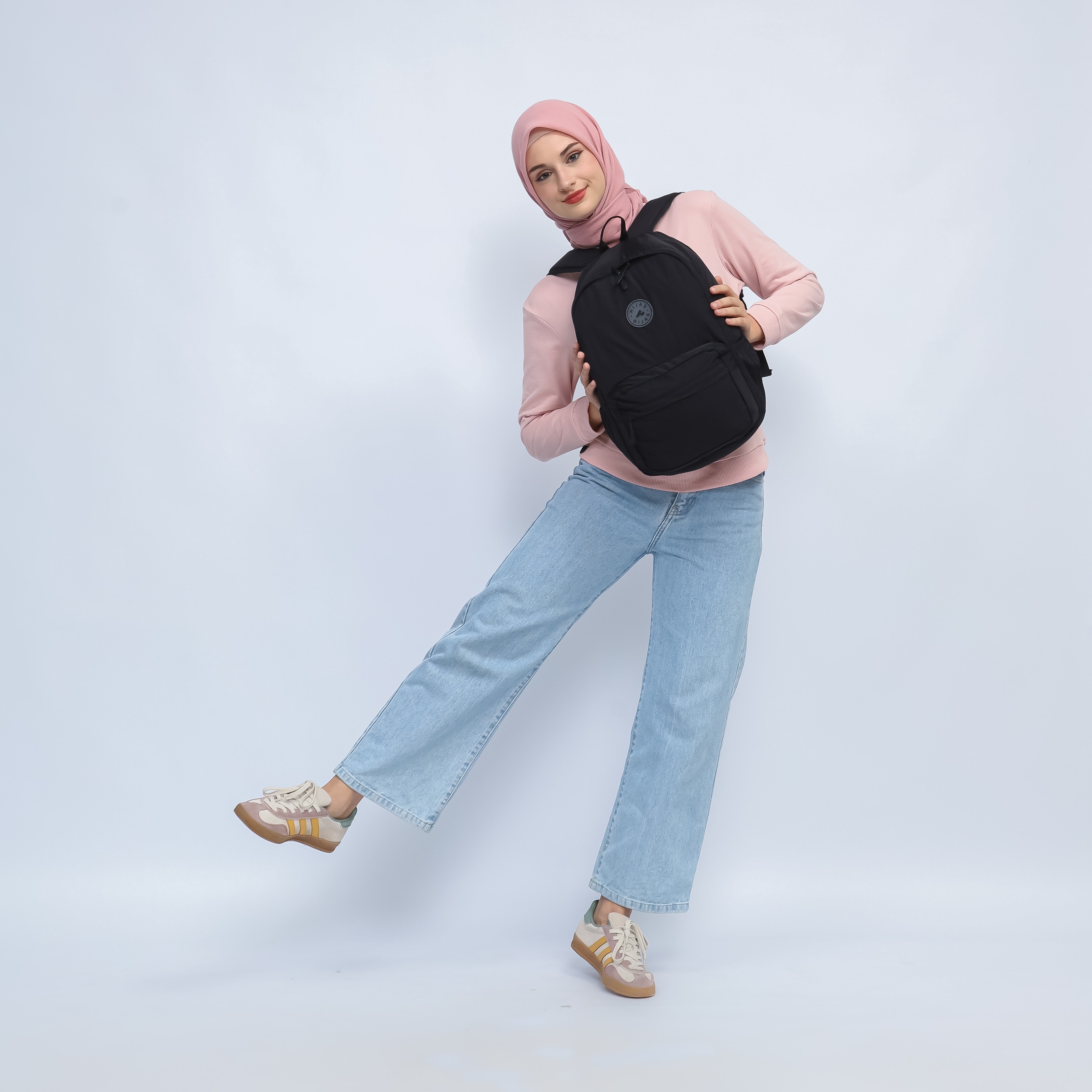 Hijasku Tas Ransel Backpack Sekolah Traveling Wanita Pria