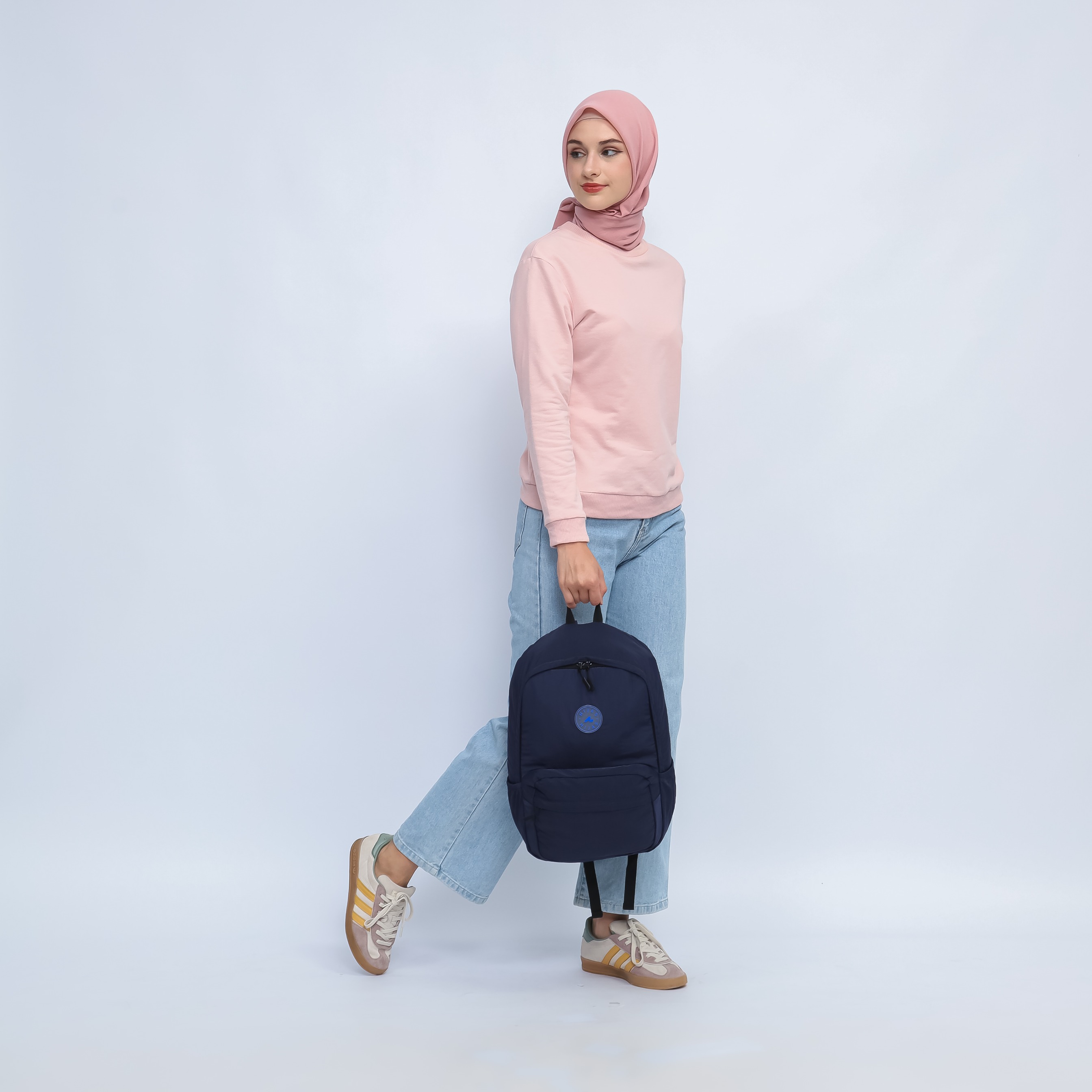 Hijasku Tas Ransel Backpack Sekolah Traveling Wanita Pria