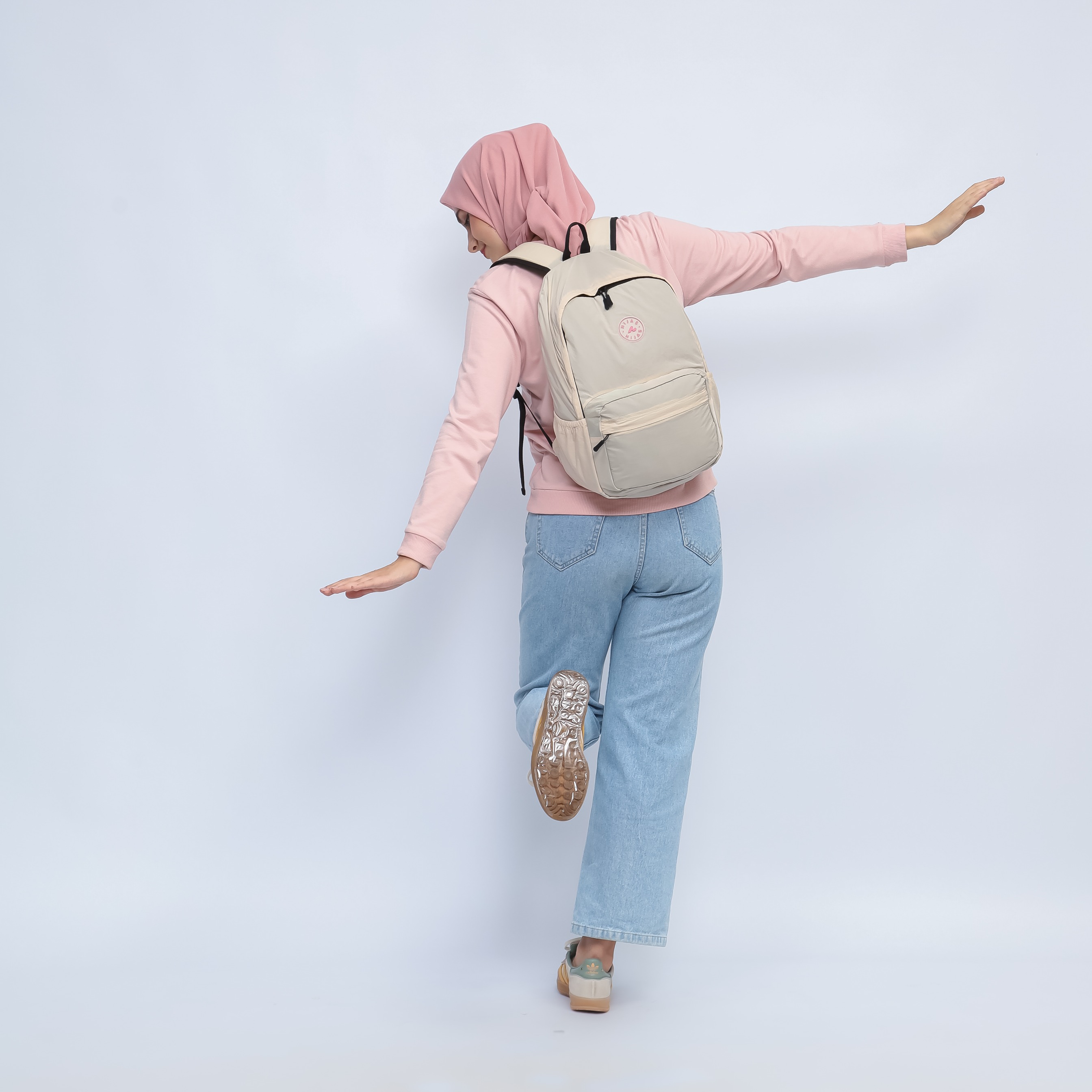 Hijasku Tas Ransel Backpack Sekolah Traveling Wanita Pria