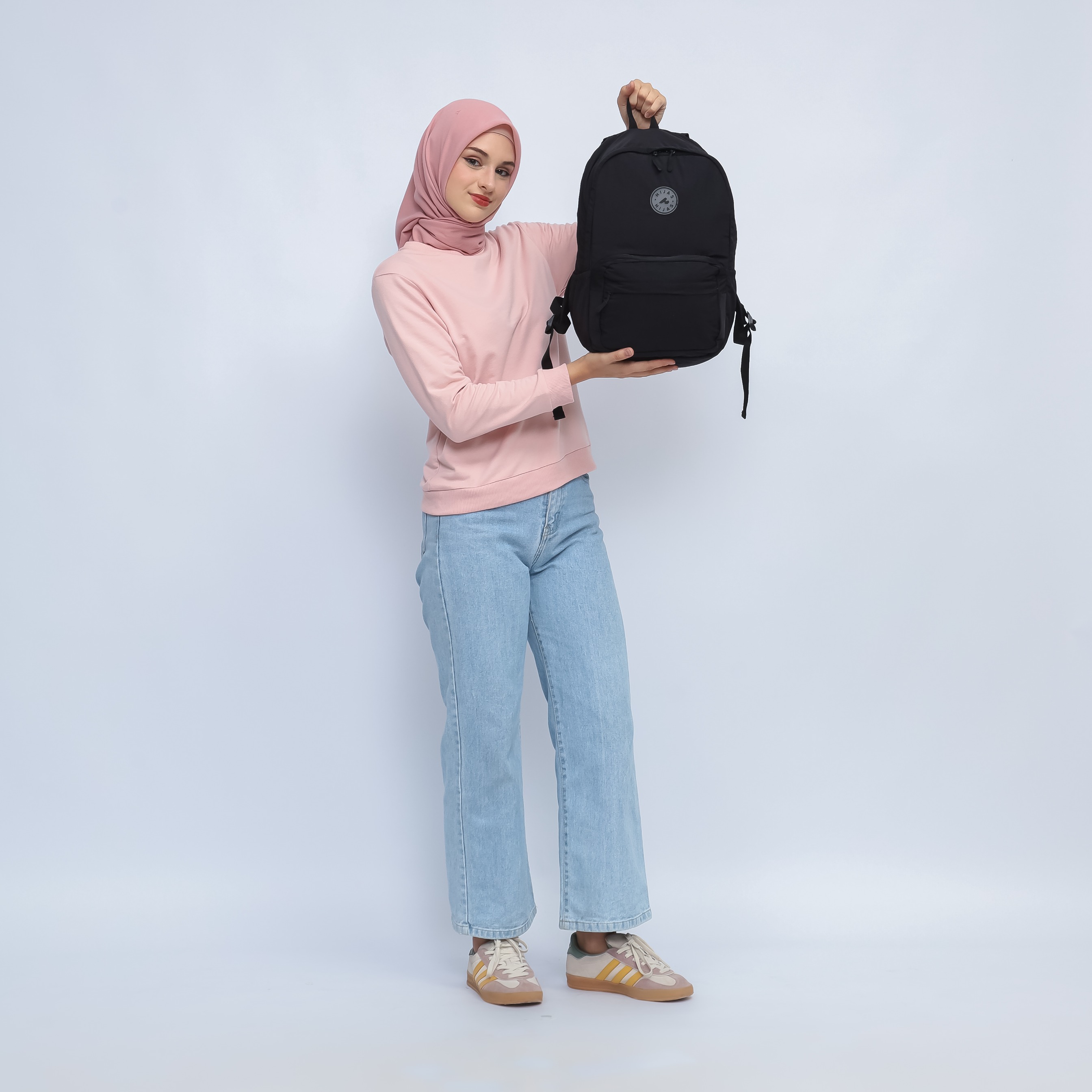 Hijasku Tas Ransel Backpack Sekolah Traveling Wanita Pria