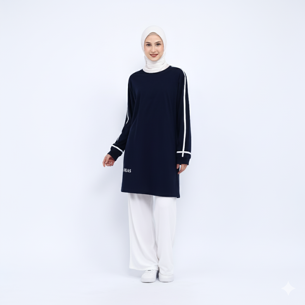 Hijaksu Tunik Olahraga Catton
