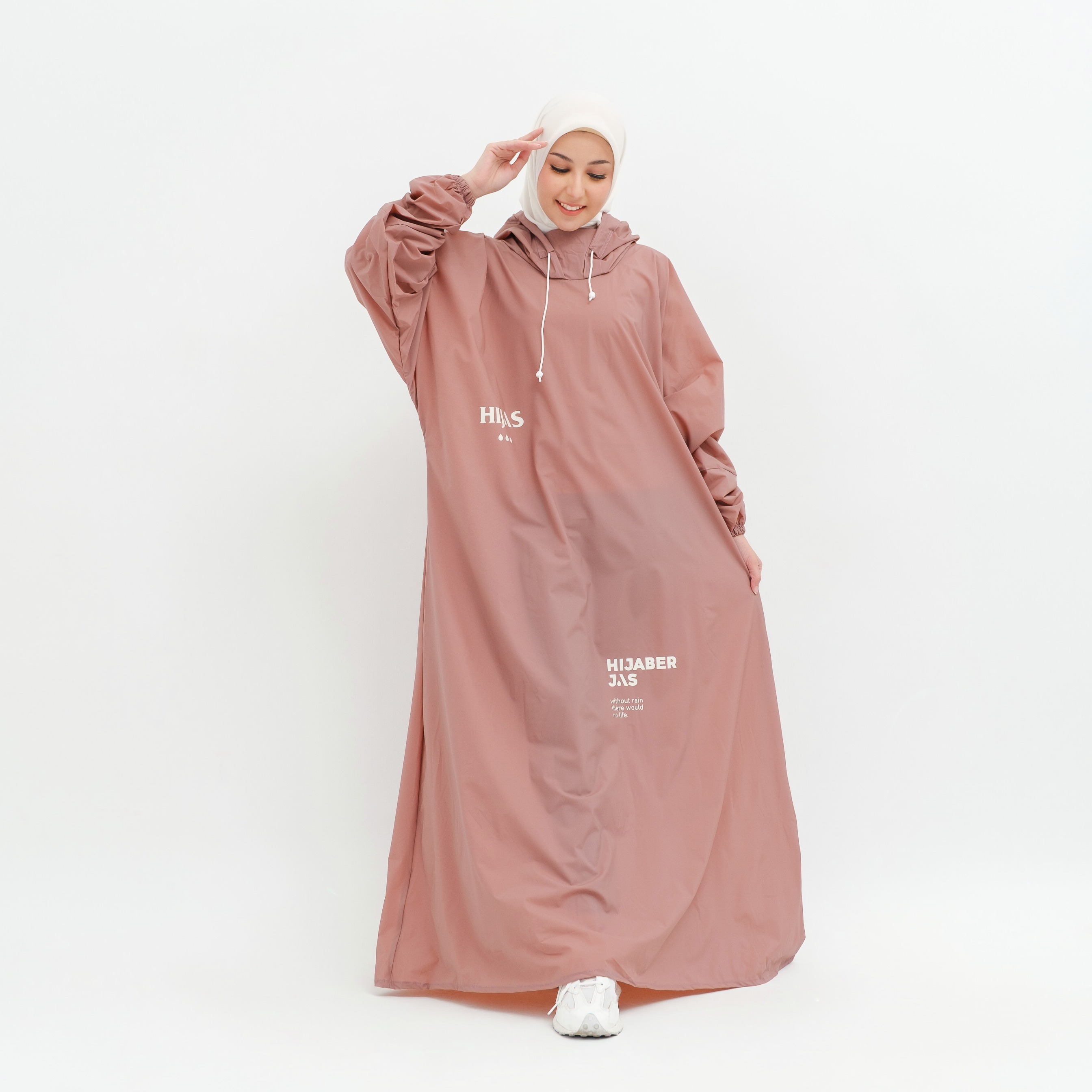 Hijasku Jas Hujan Gamis Non Zipper