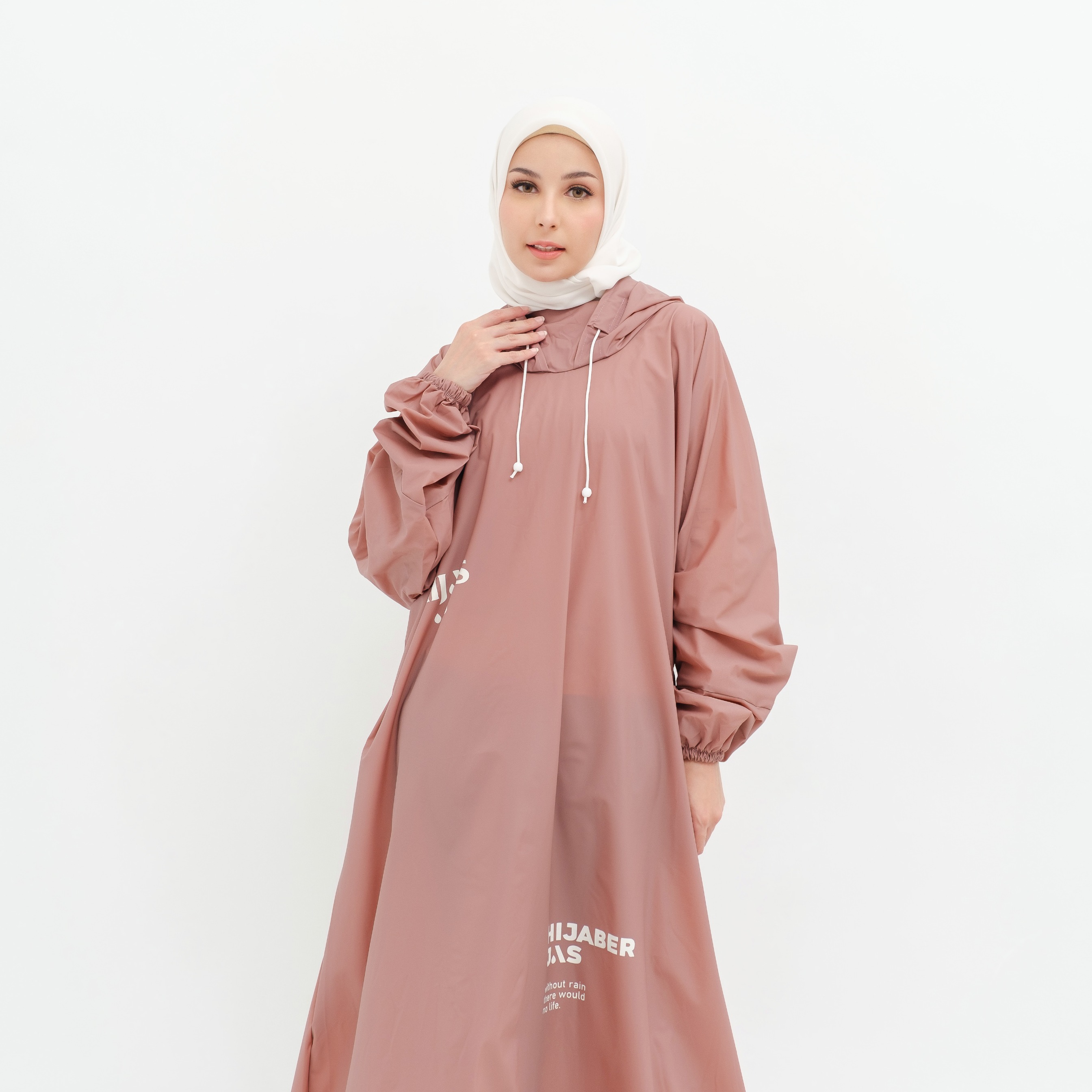 Hijasku Jas Hujan Gamis Non Zipper