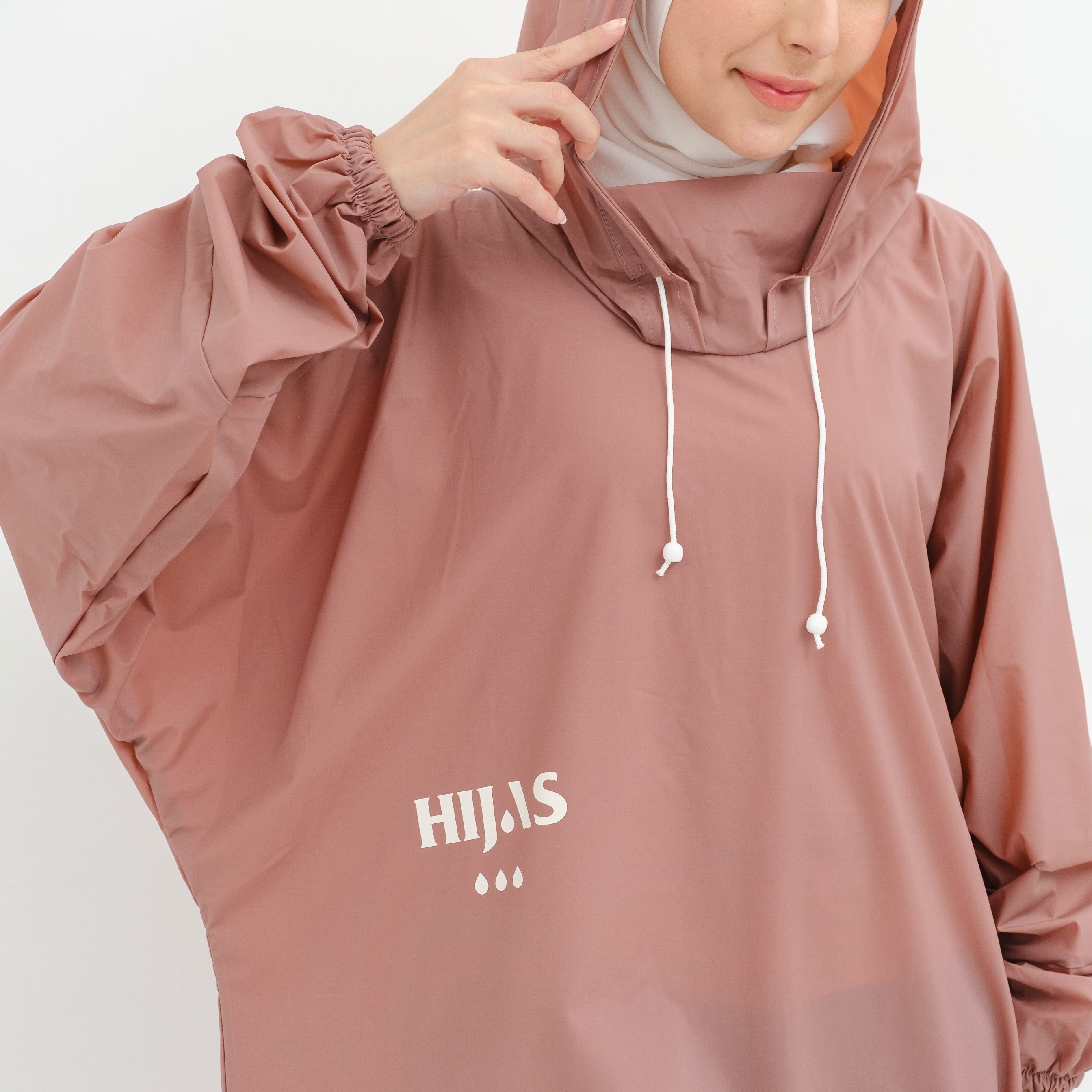 Hijasku Jas Hujan Gamis Non Zipper