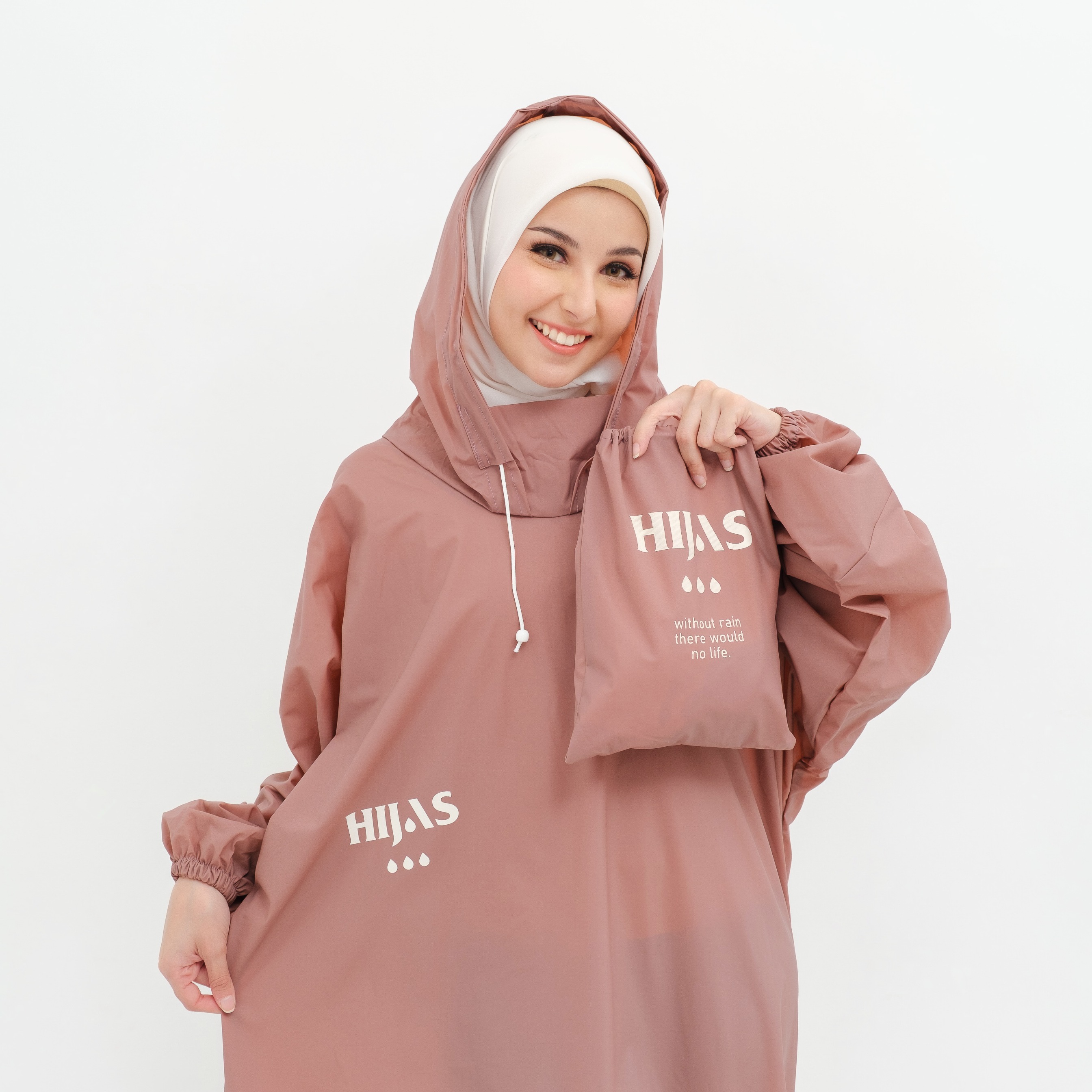 Hijasku Jas Hujan Gamis Non Zipper