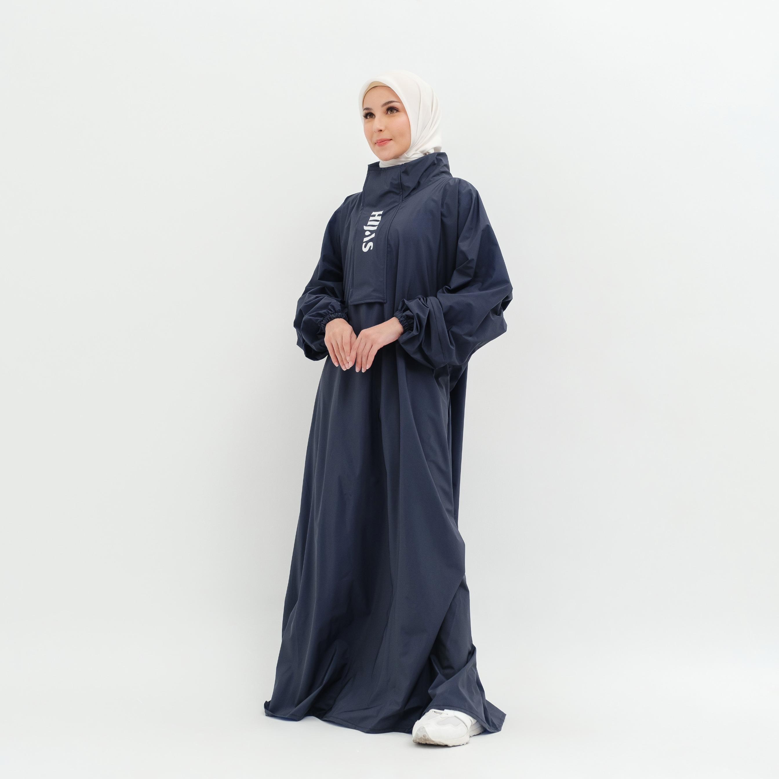 Hijasku Jas Hujan Gamis Zipper