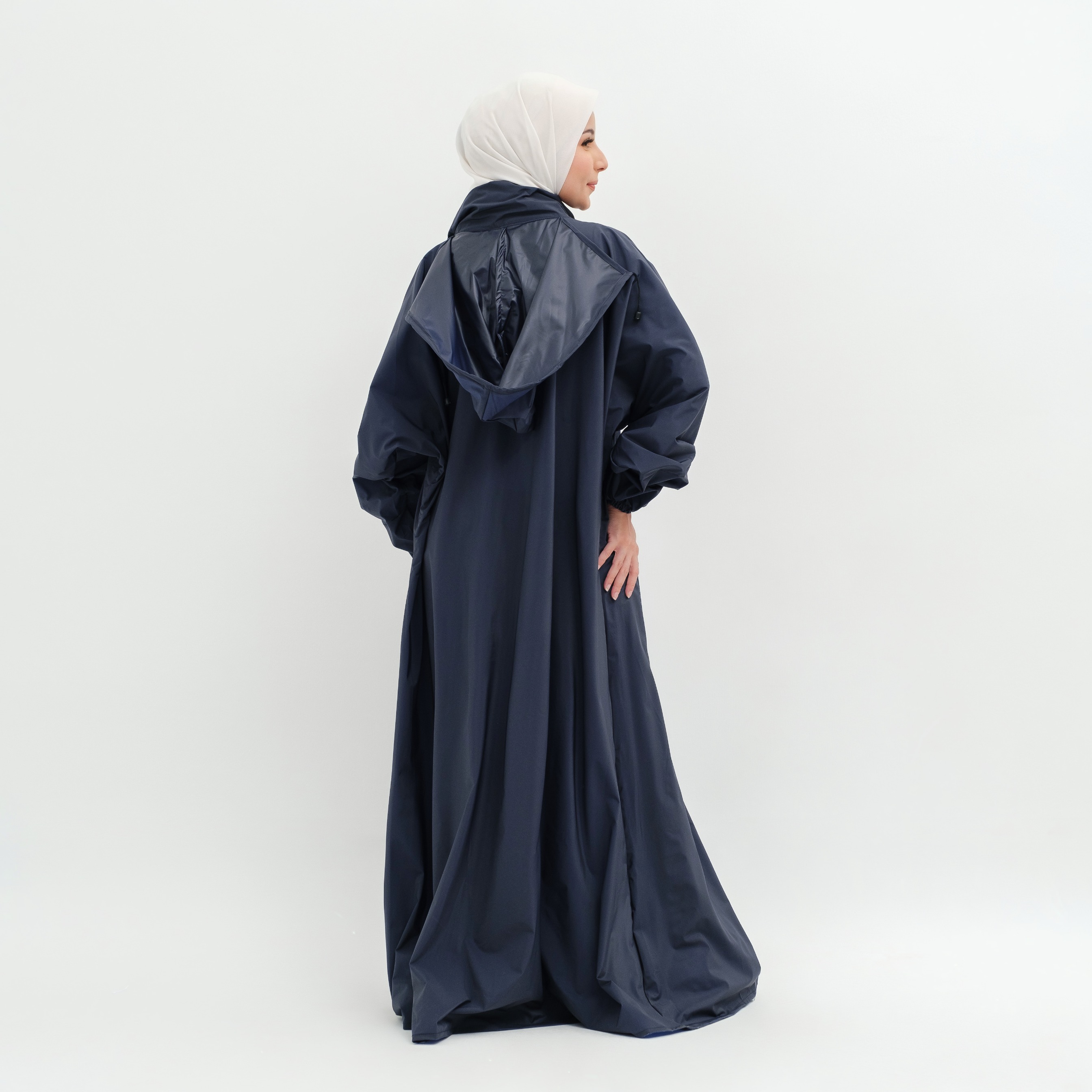 Hijasku Jas Hujan Gamis Zipper