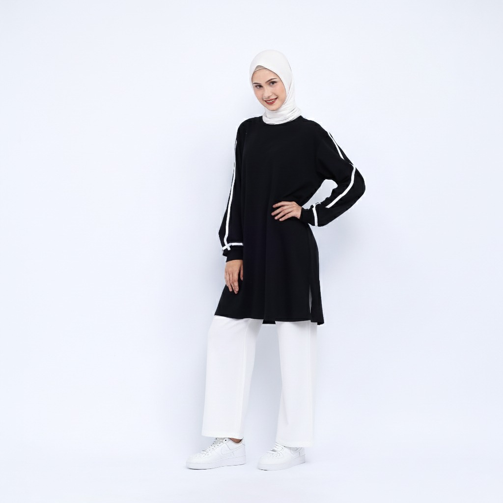 Hijaksu Tunik Olahraga Catton