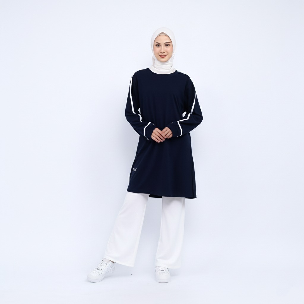 Hijaksu Tunik Olahraga Catton
