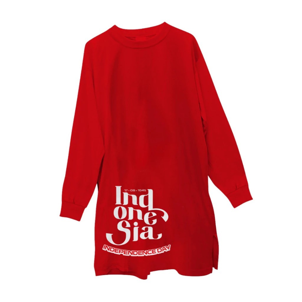 Hijasku Tunik Agustus Kemerdekaan Cotton