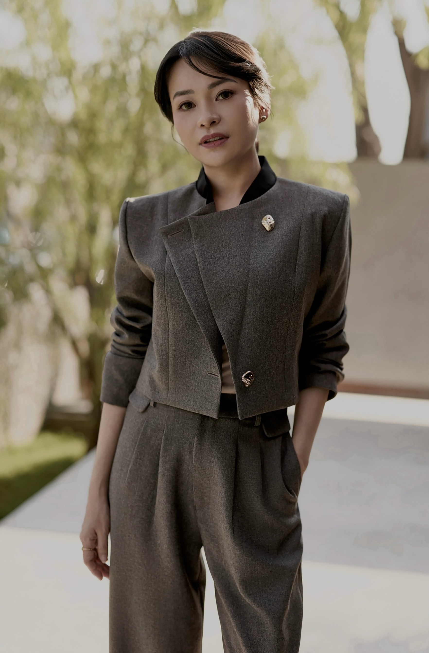 Bastian Blazer In Charcoal