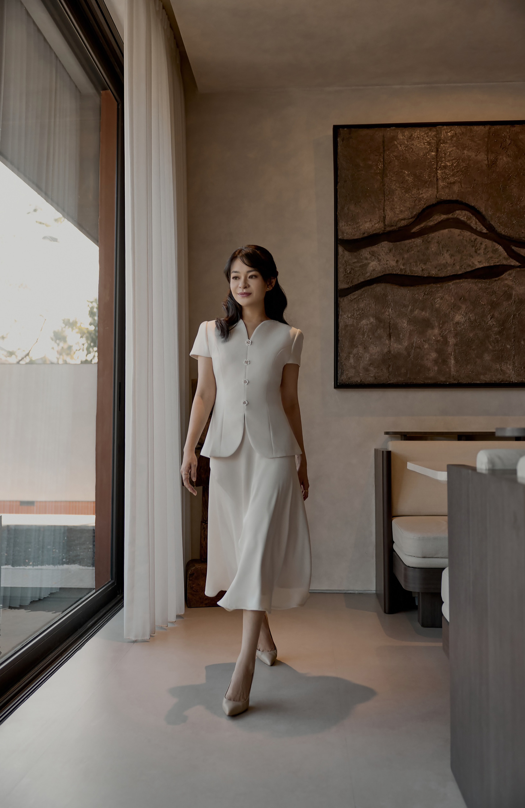 Rene Skirt In Pearl