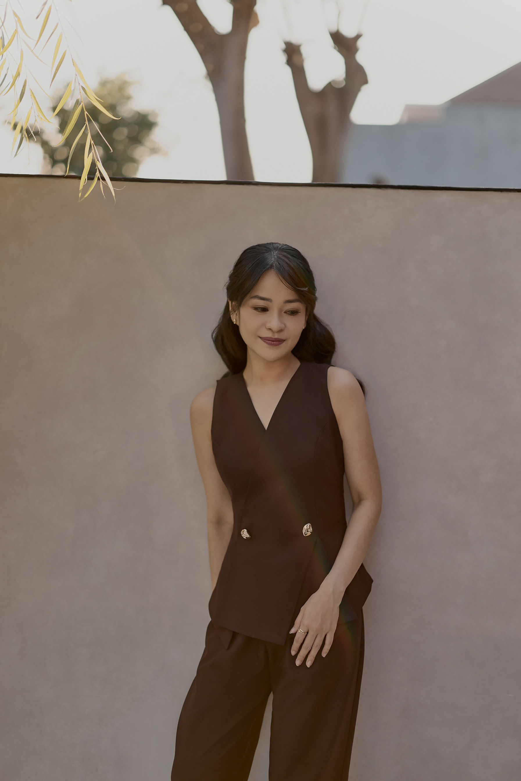 Simone Top In Cocoa