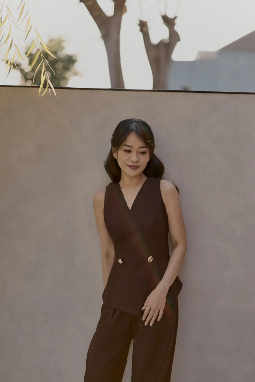 Simone Top In Cocoa