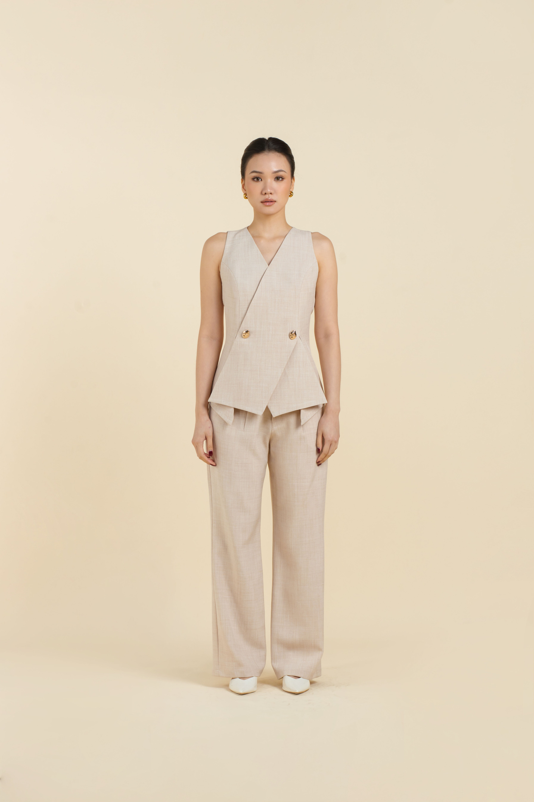 Simone Top In Sand