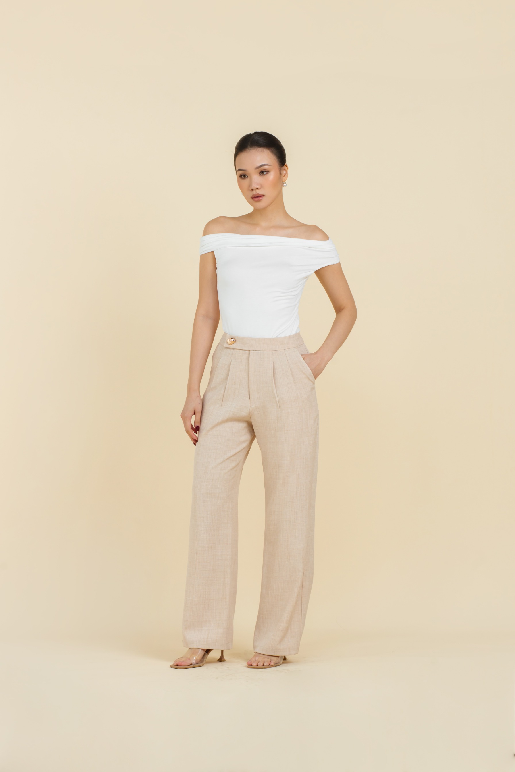 Simone Pants In Sand