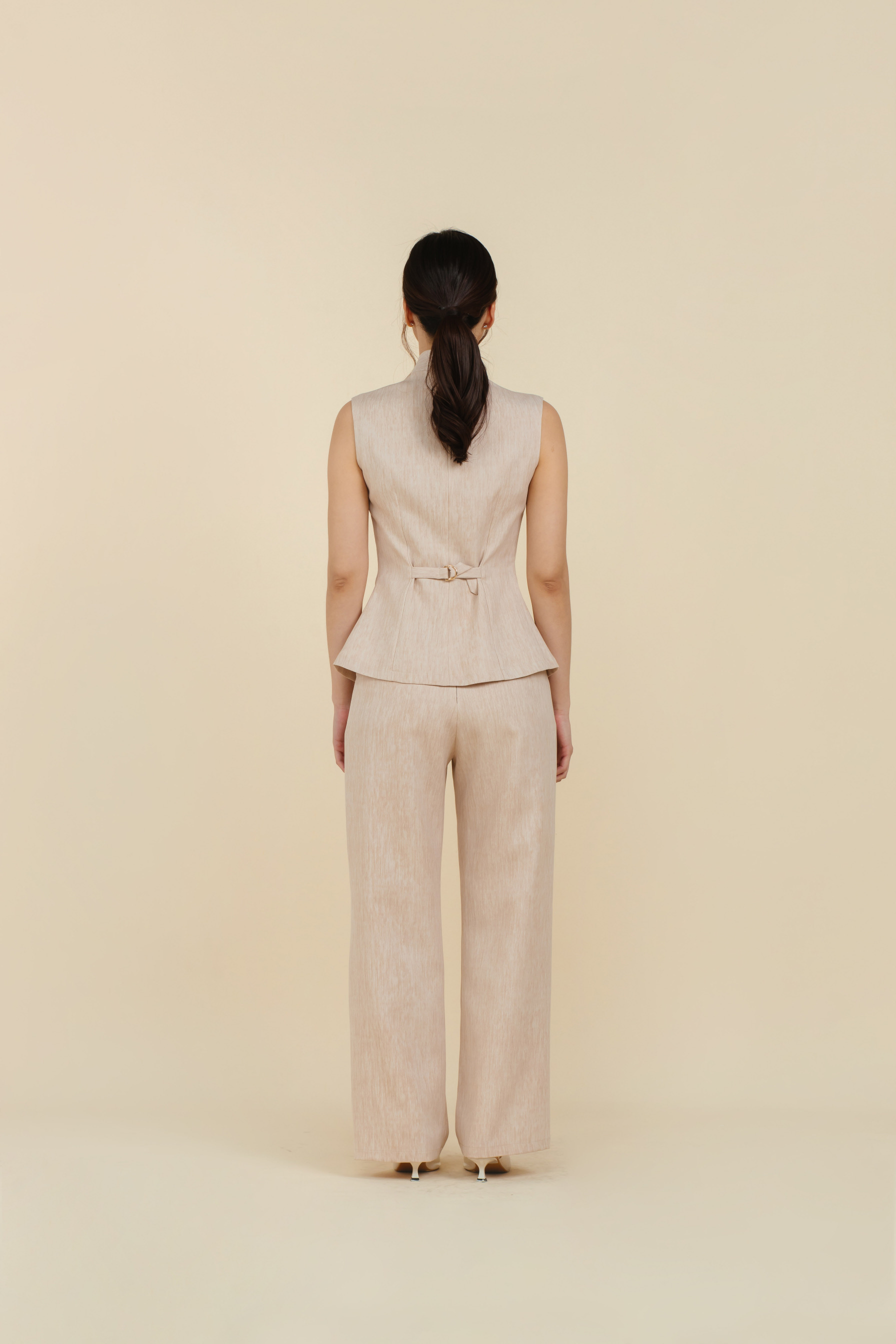 Audrey Top In Milk Tea
