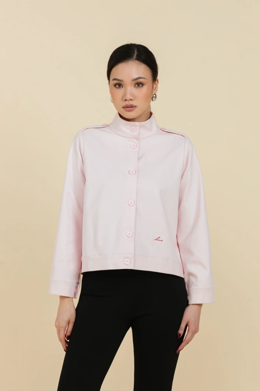 Jude Jacket In Lace Pink