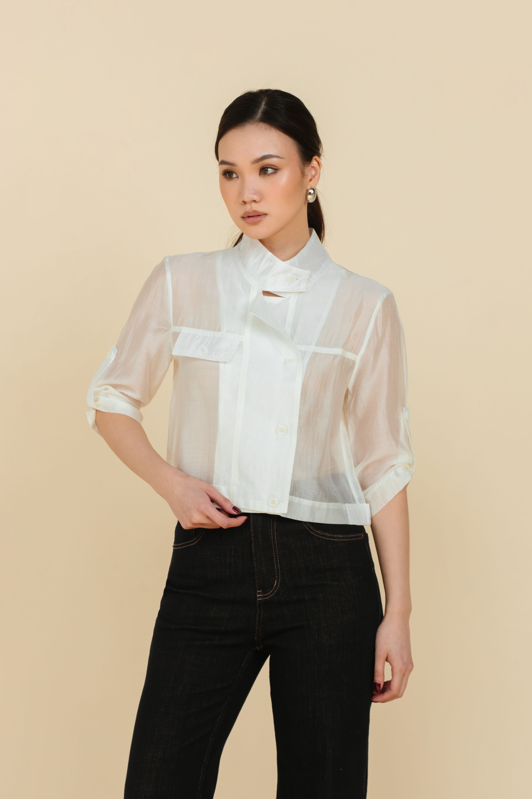 Arden Outer In White