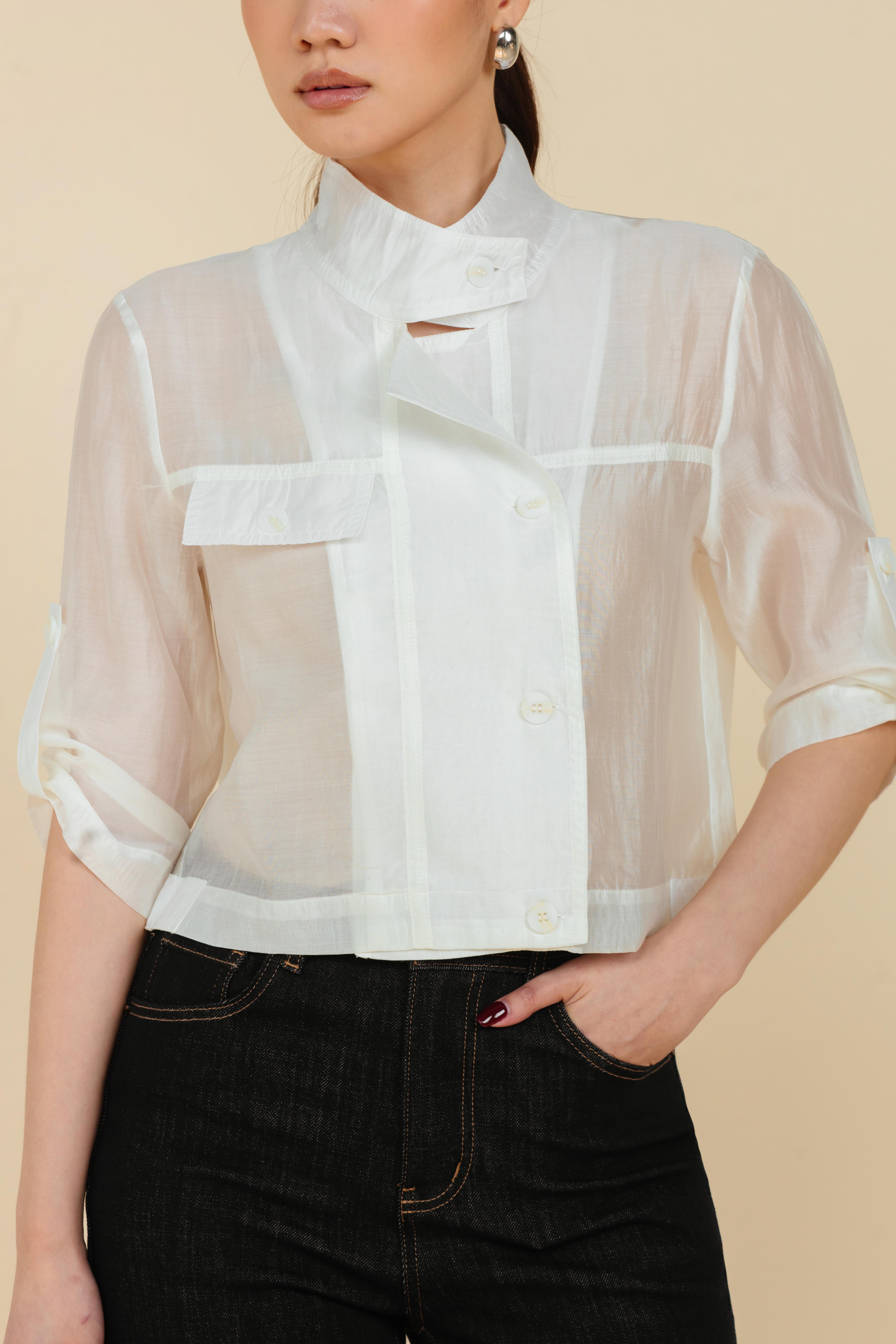 Arden Outer In White