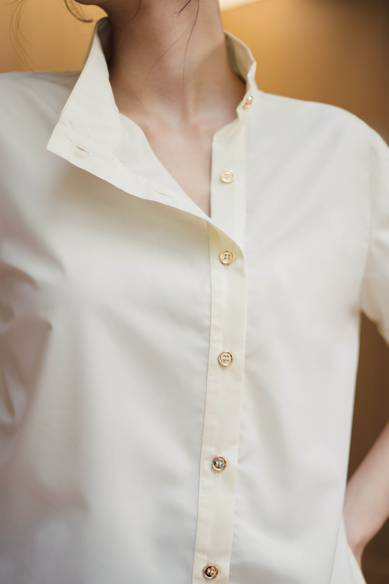 Yves Shirt in Buttercream
