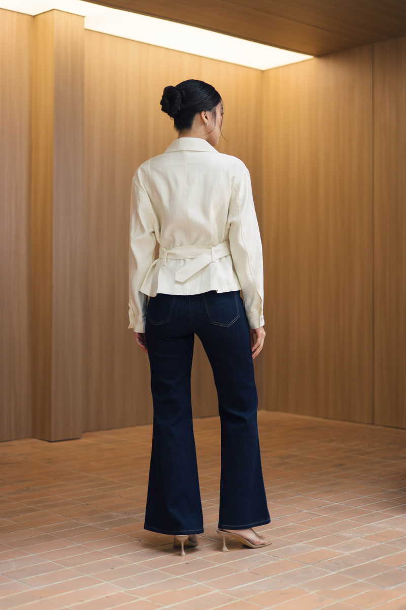 Celia Jacket in Porcelain
