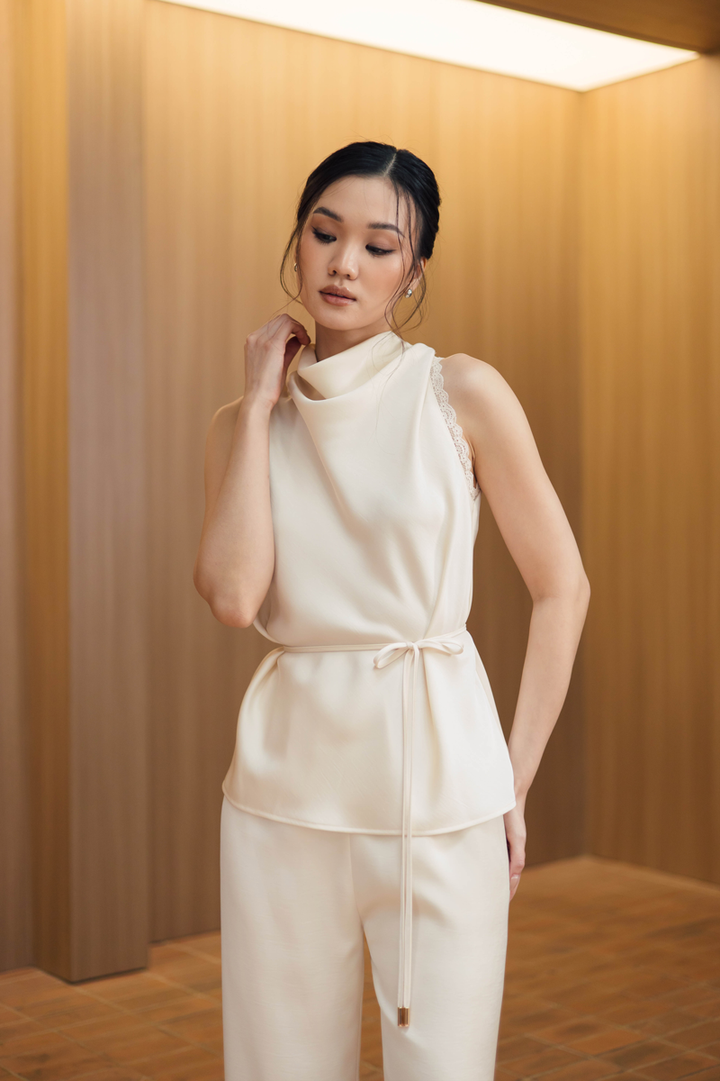 Miso Top in Porcelain