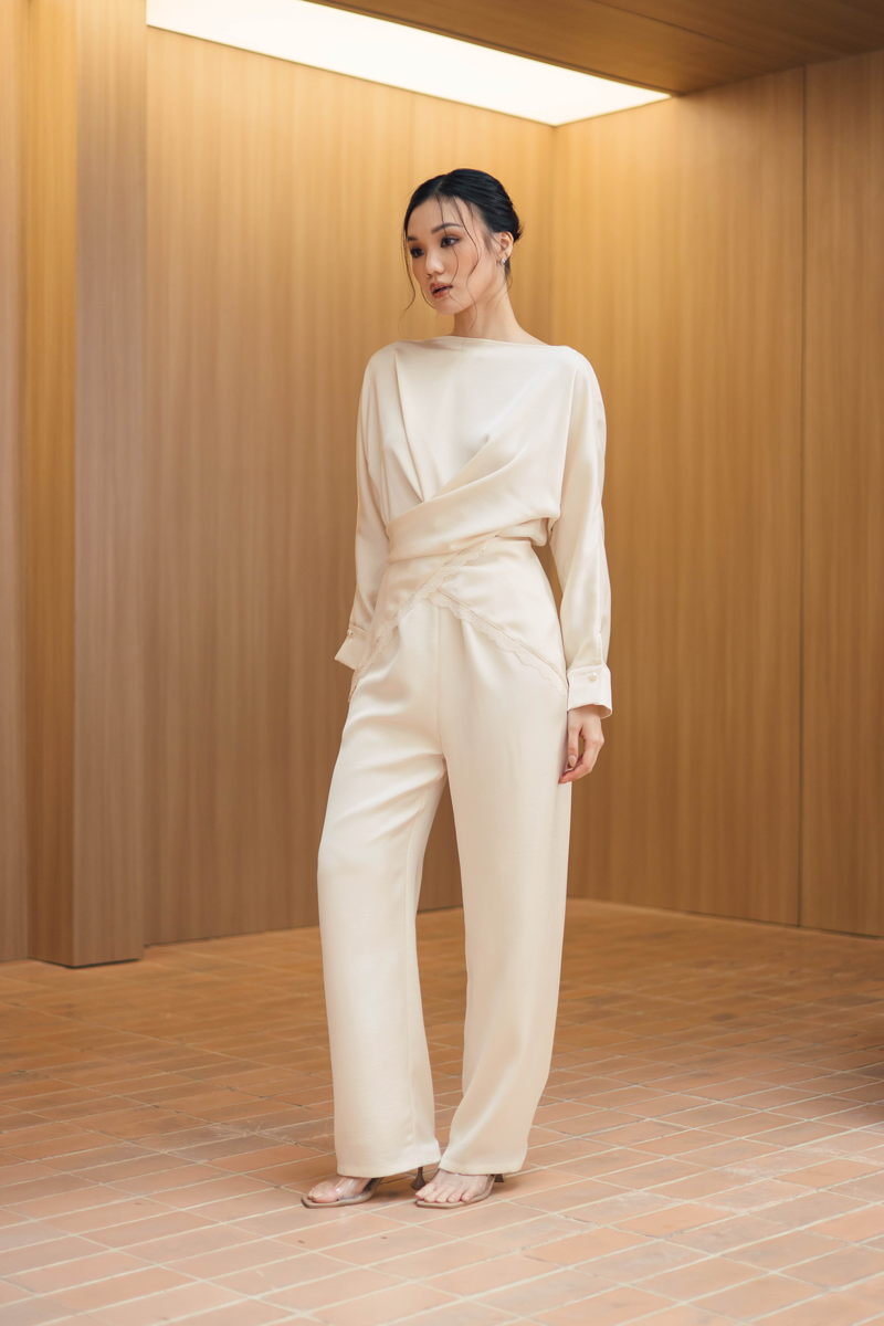 Mikha Top in Porcelain
