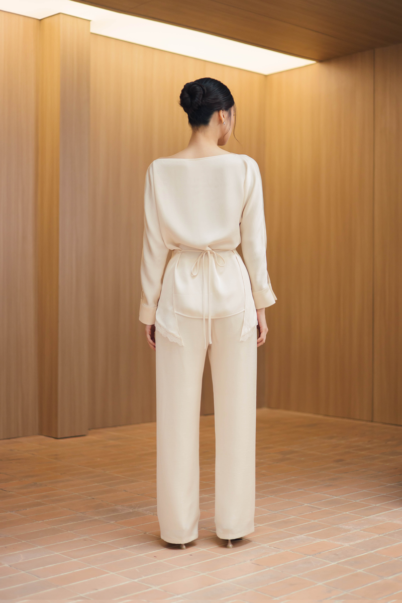 Mikha Top in Porcelain