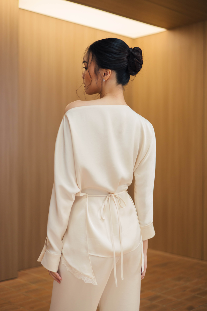Mikha Top in Porcelain