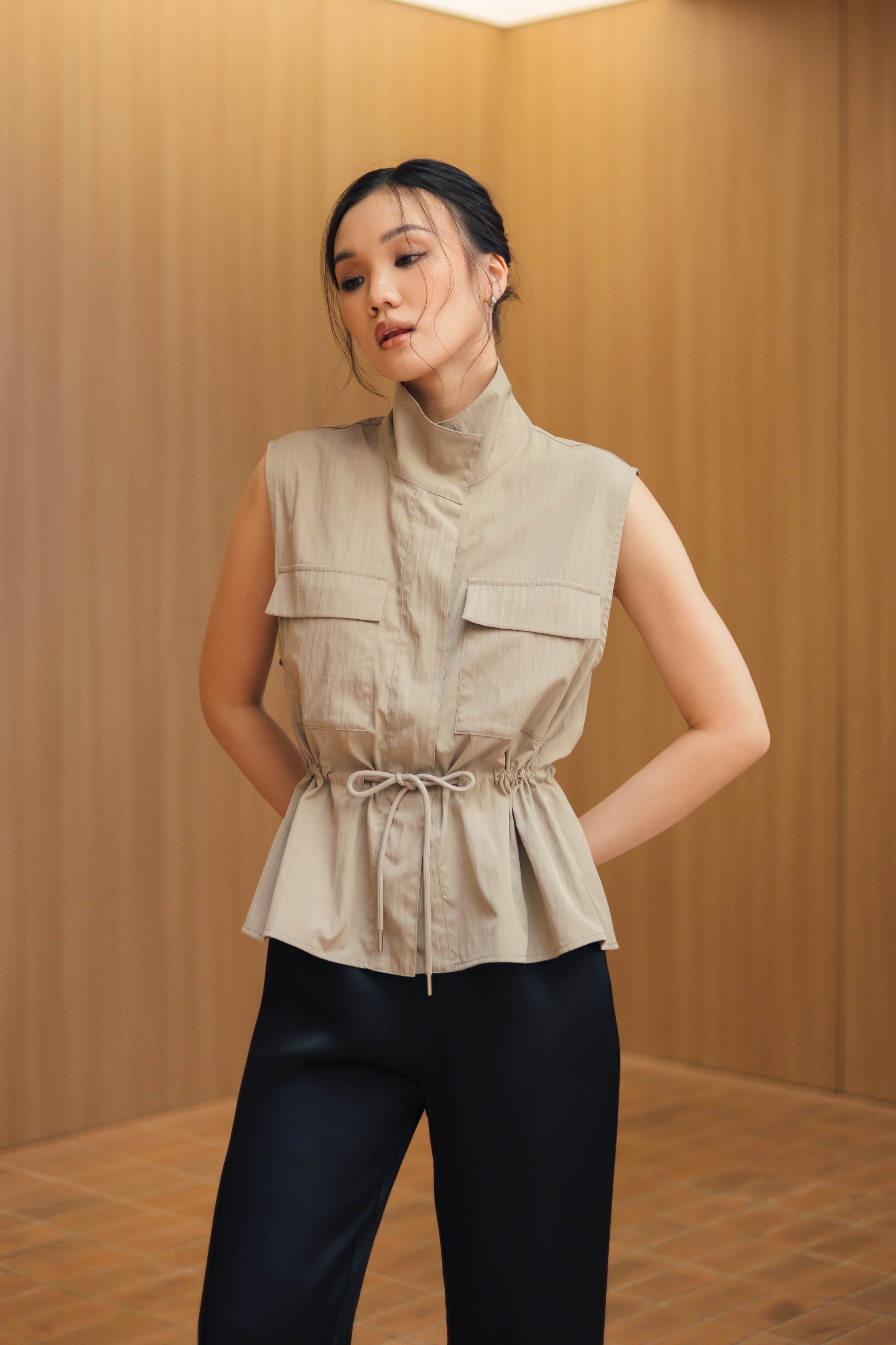 Margo Vest In Clay