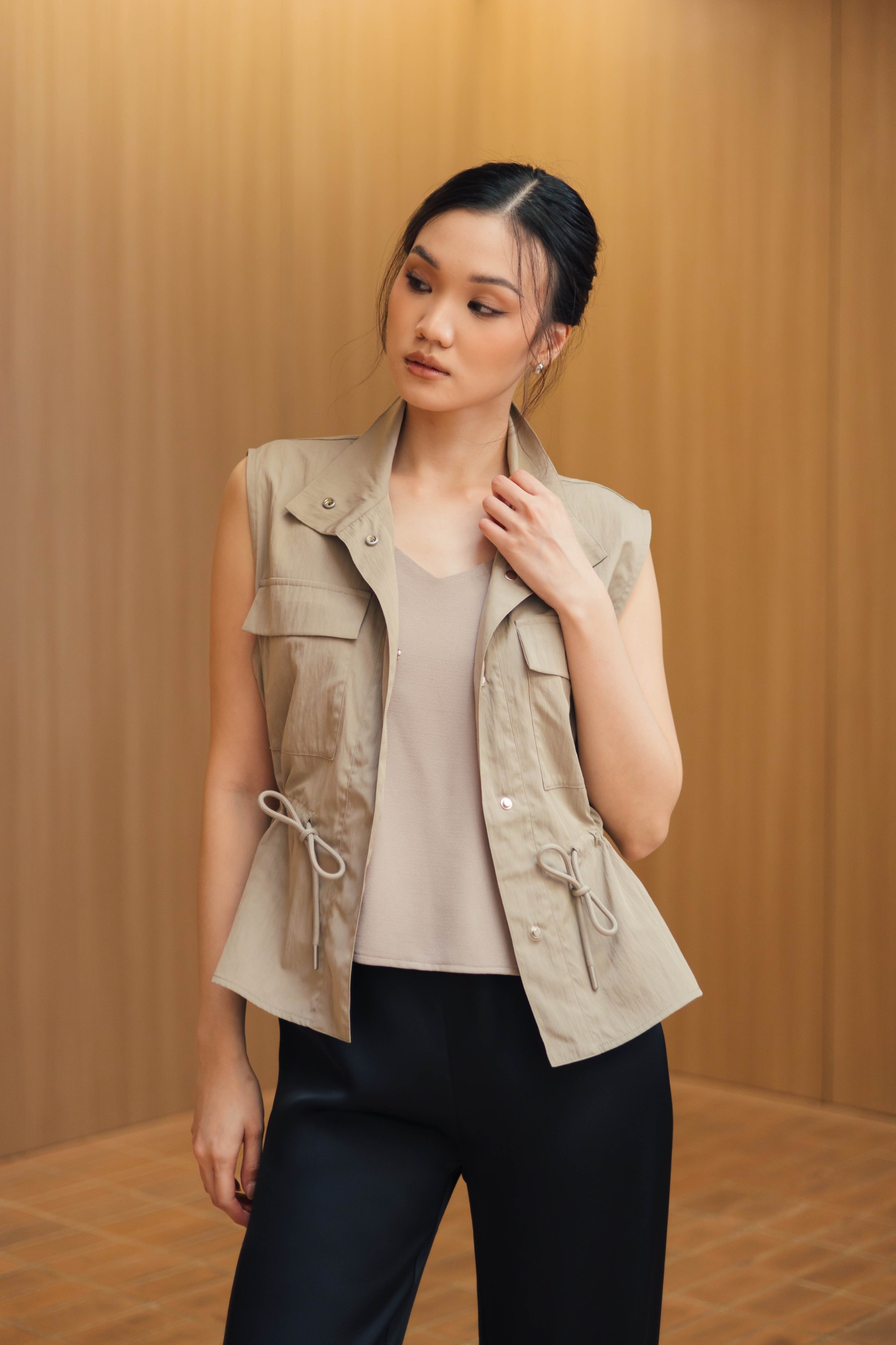 Margo Vest In Clay