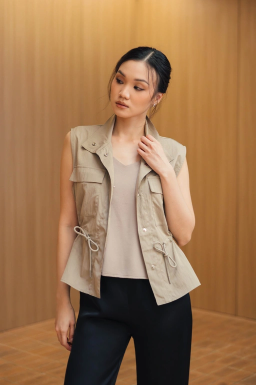 Margo Vest In Clay
