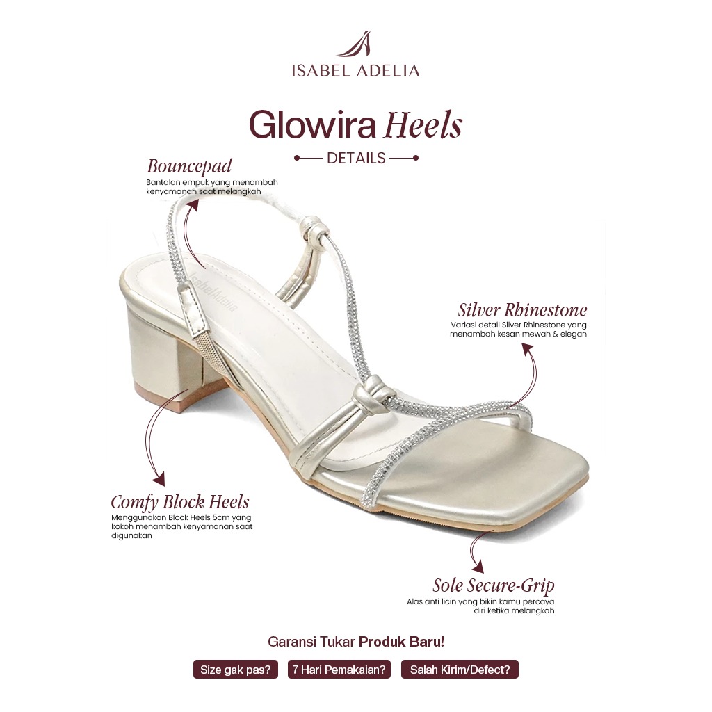 Glowira Heels 5cm