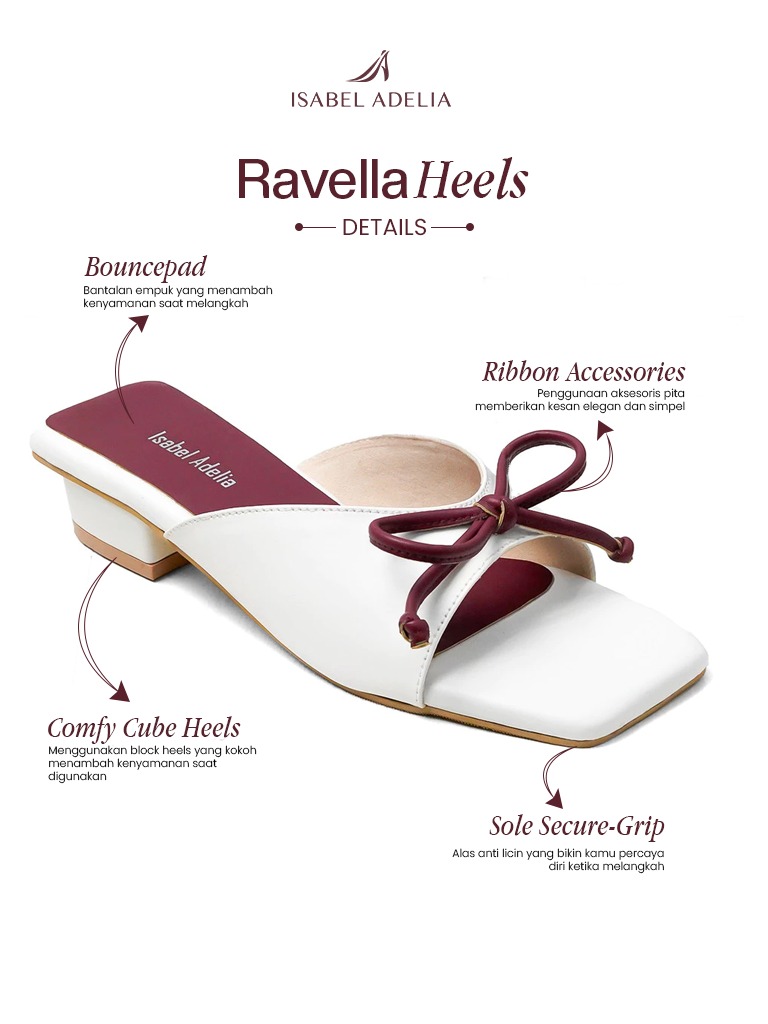 Ravella Heels 3cm