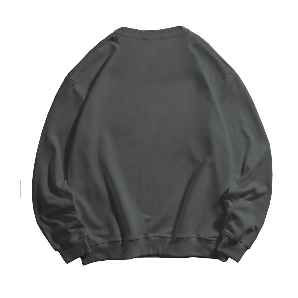 OOTDSUPPLY Crewneck OOTD Enthusiast Dark Grey | Sweater Pria Wanita CN002