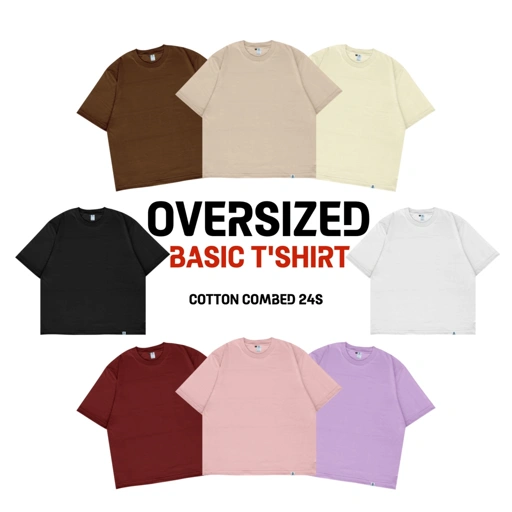 Image of OOTDSUPPLY Oversized Tshirt Basic Soft I Oversize Pria and Wanita