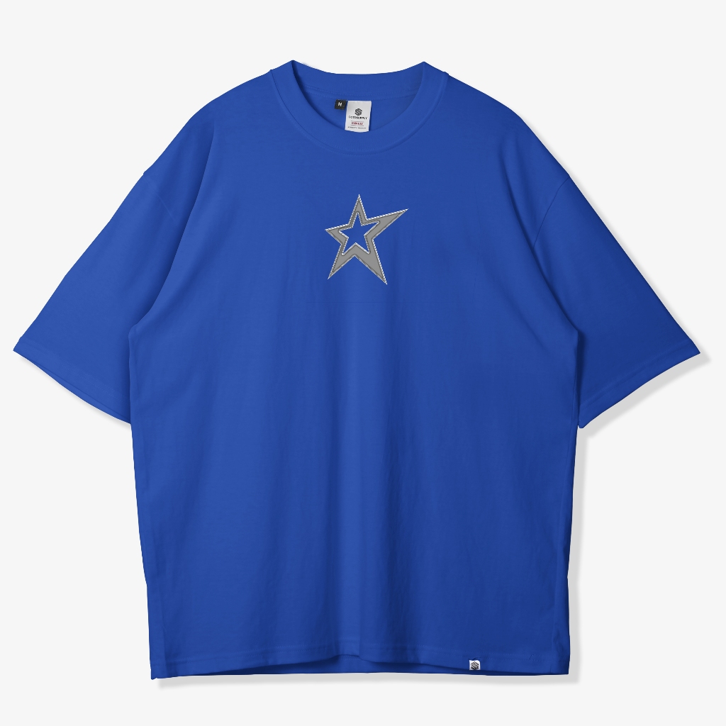 OOTDSUPPLY Oversized Tshirt Alpha Star Black & Benhur l Kaos Oversize Pria dan Wanita OVZ190