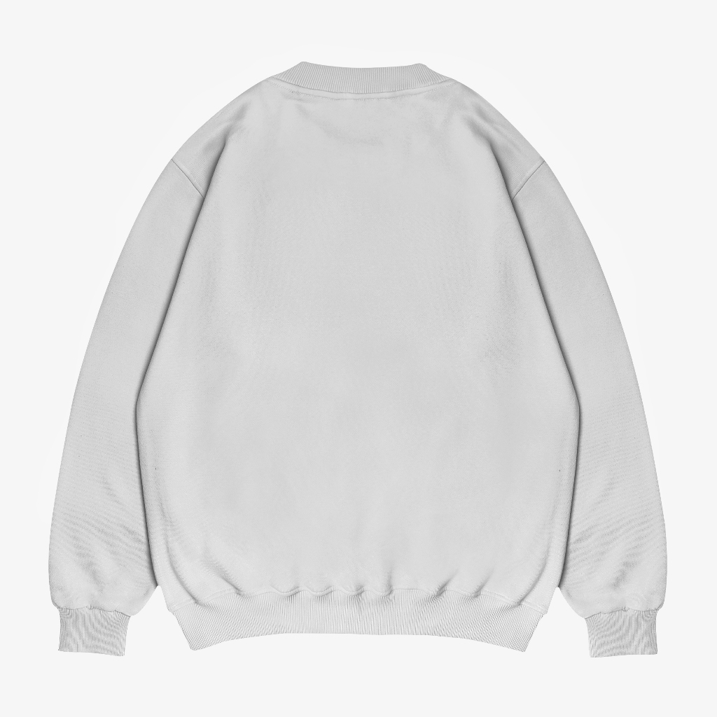 OOTDSUPPLY Crewneck Lyra Star Black & White | Sweater Pria & Wanita CN103