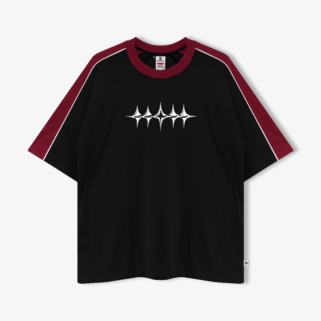 OOTDSUPPLY Oversized Raglan Shine List | Oversize Pria & Wanita OVZRGLV2001