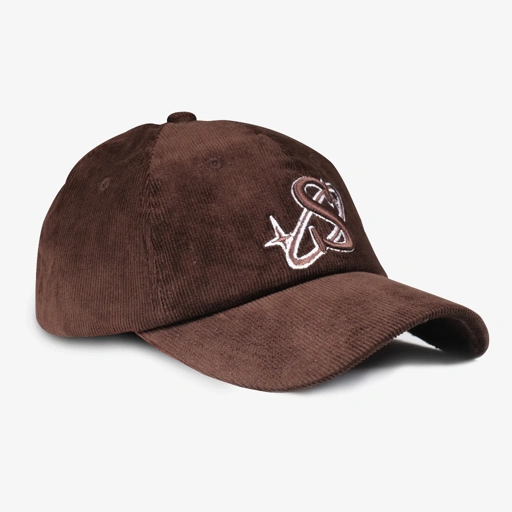 Image of OOTDSUPPLY Polo Caps Corduroy Type "S" Dark Brown I Topi Hat Corduroy Pria & Wanita