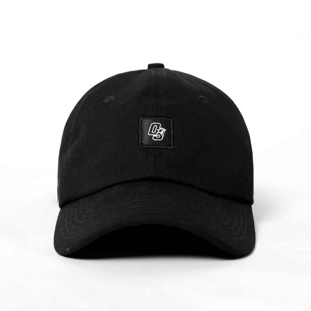 OOTDSUPPLY Polo Caps Canvas Bordir Weaving Black I Topi Hat Twill Bordir Pria & Wanita | CAP26