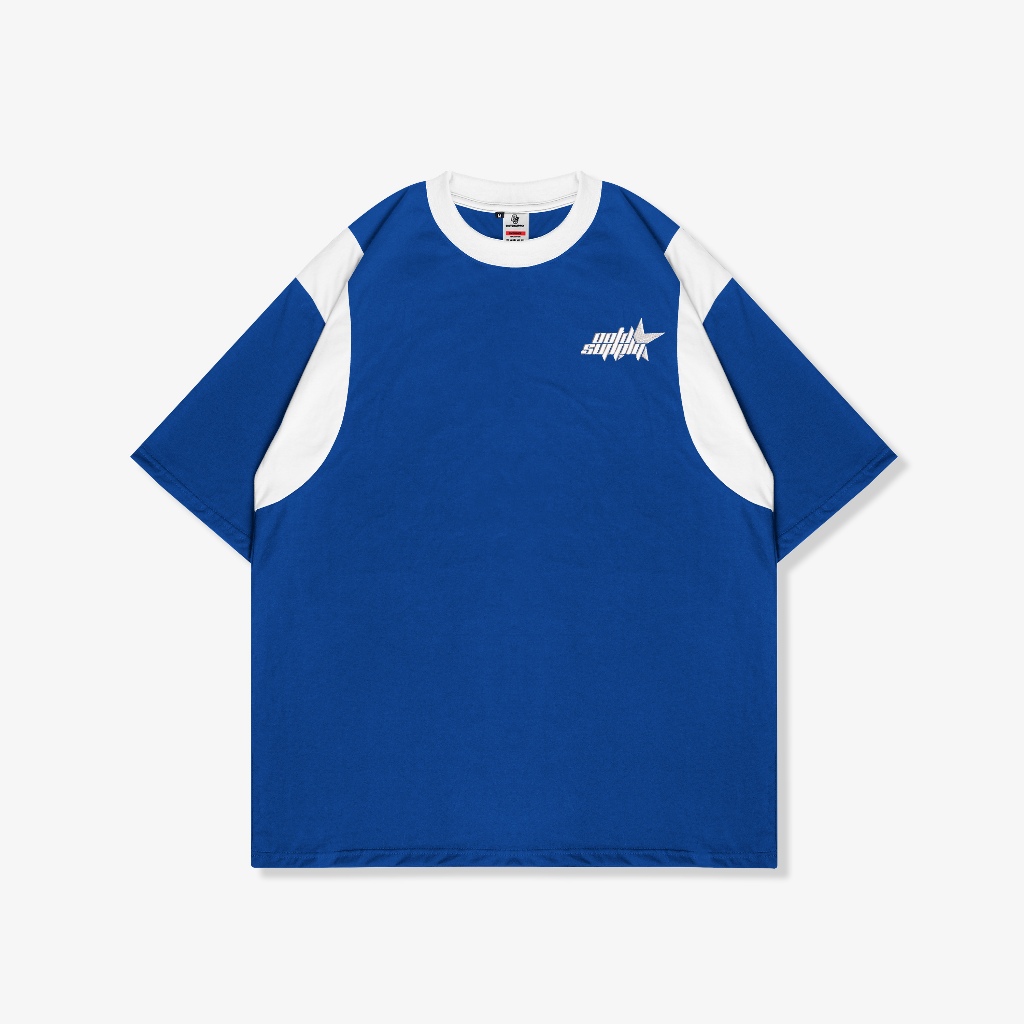 OOTDSUPPLY Oversized Side Line Vela Embroidery All Colors | Oversize Pria & Wanita OVZSLVE