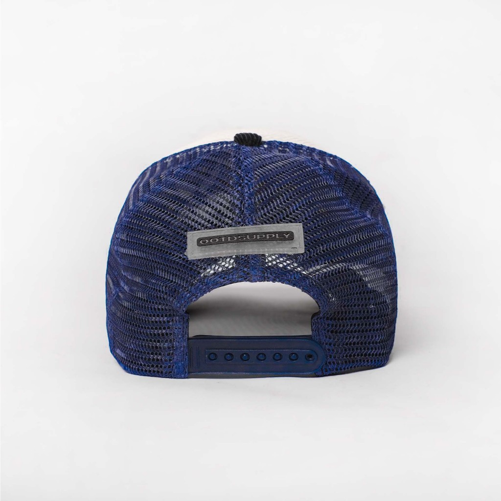 OOTDSUPPLY Polo Caps Corduroy Bordir Golden Hour Navy I Topi Hat Corduroy Pria & Wanita