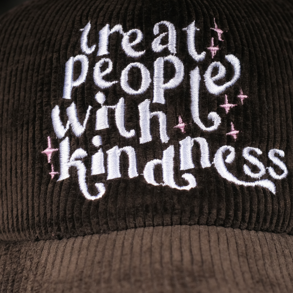 OOTDSUPPLY Topi Trucker Hat Kindness Dark Brown l Trucker Cap l Topi Jaring