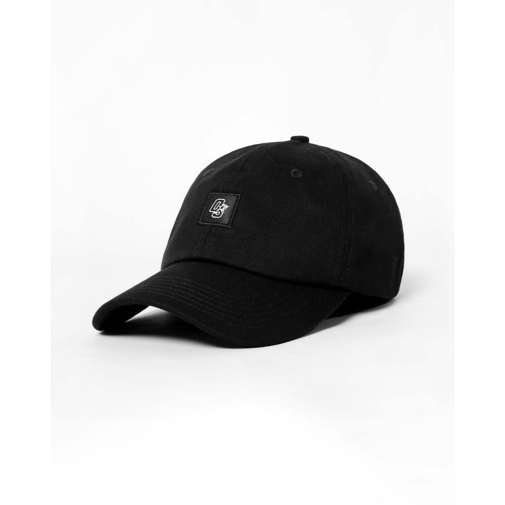 OOTDSUPPLY Polo Caps Canvas Bordir Weaving Black I Topi Hat Twill Bordir Pria & Wanita | CAP26
