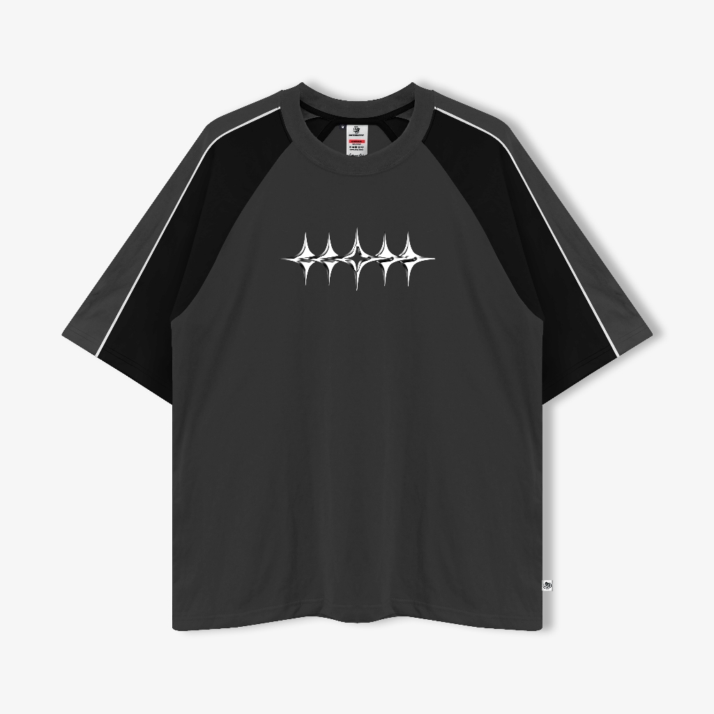 OOTDSUPPLY Oversized Raglan Shine List | Oversize Pria & Wanita OVZRGLV2001