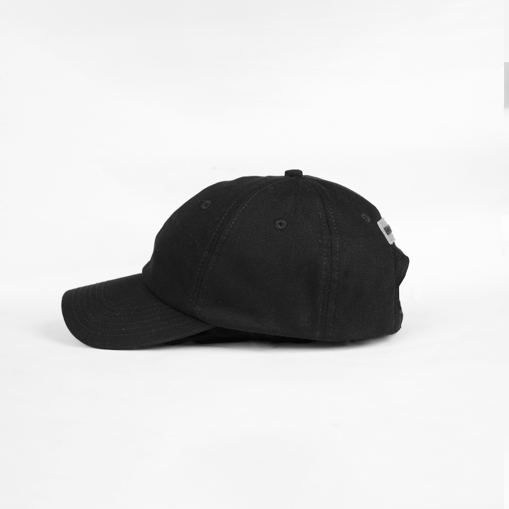 OOTDSUPPLY Polo Caps Twill Bordir OS Sign Black I Topi Hat Twill Bordir Pria & Wanita | CAP24