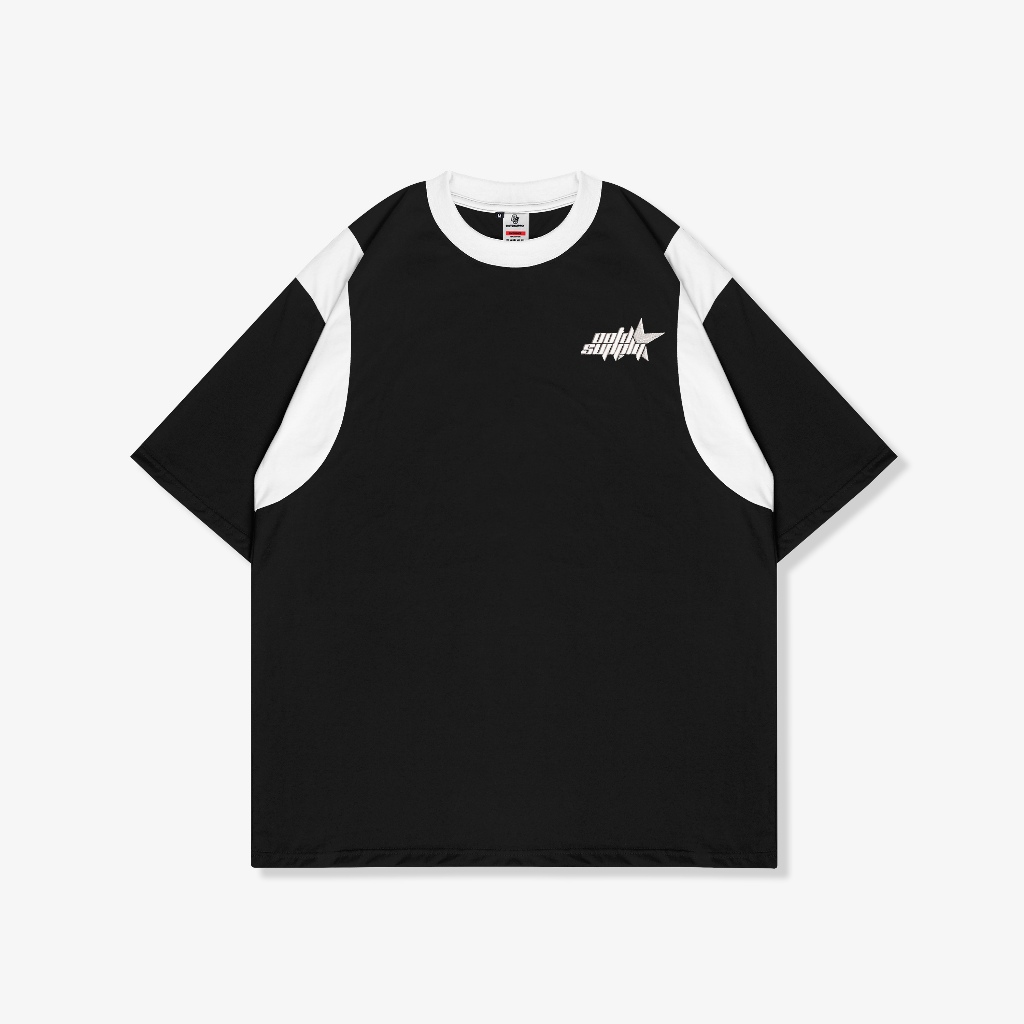 OOTDSUPPLY Oversized Side Line Vela Embroidery All Colors | Oversize Pria & Wanita OVZSLVE